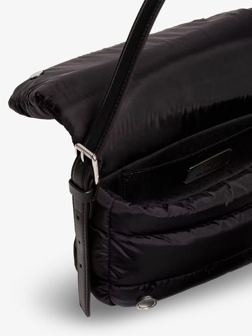 Moncler Caradoc padded nylon shoulder bag - Nero