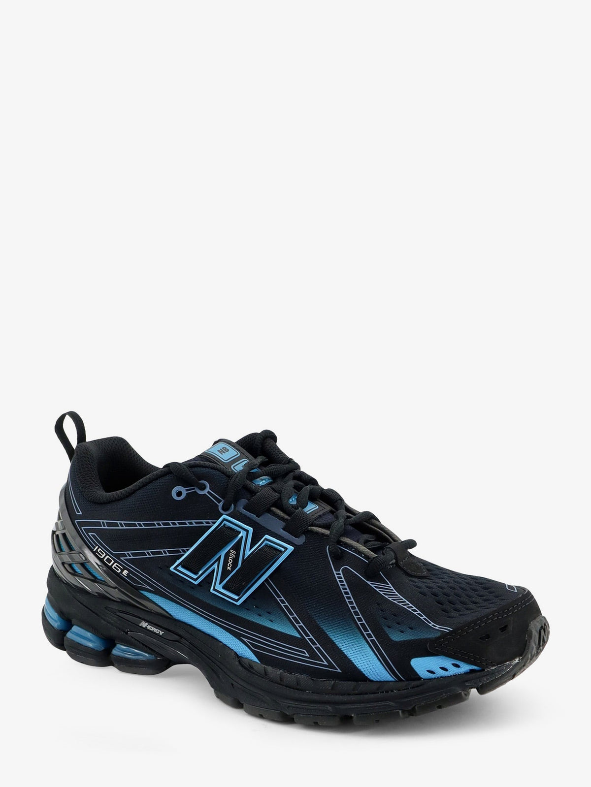 New Balance U1906 technical fabric sneakers with iconic side logo - Black