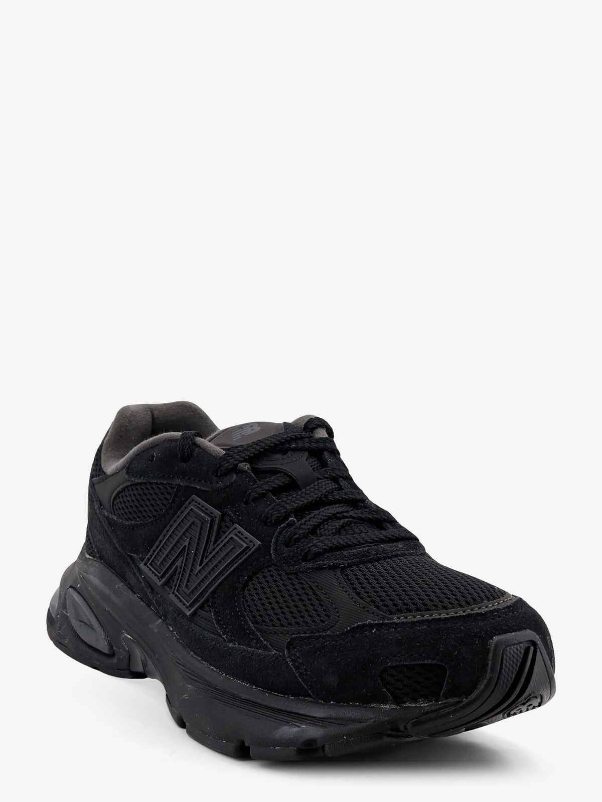 New Balance U2010 sneakers in mesh and suede with iconic side logo - Black