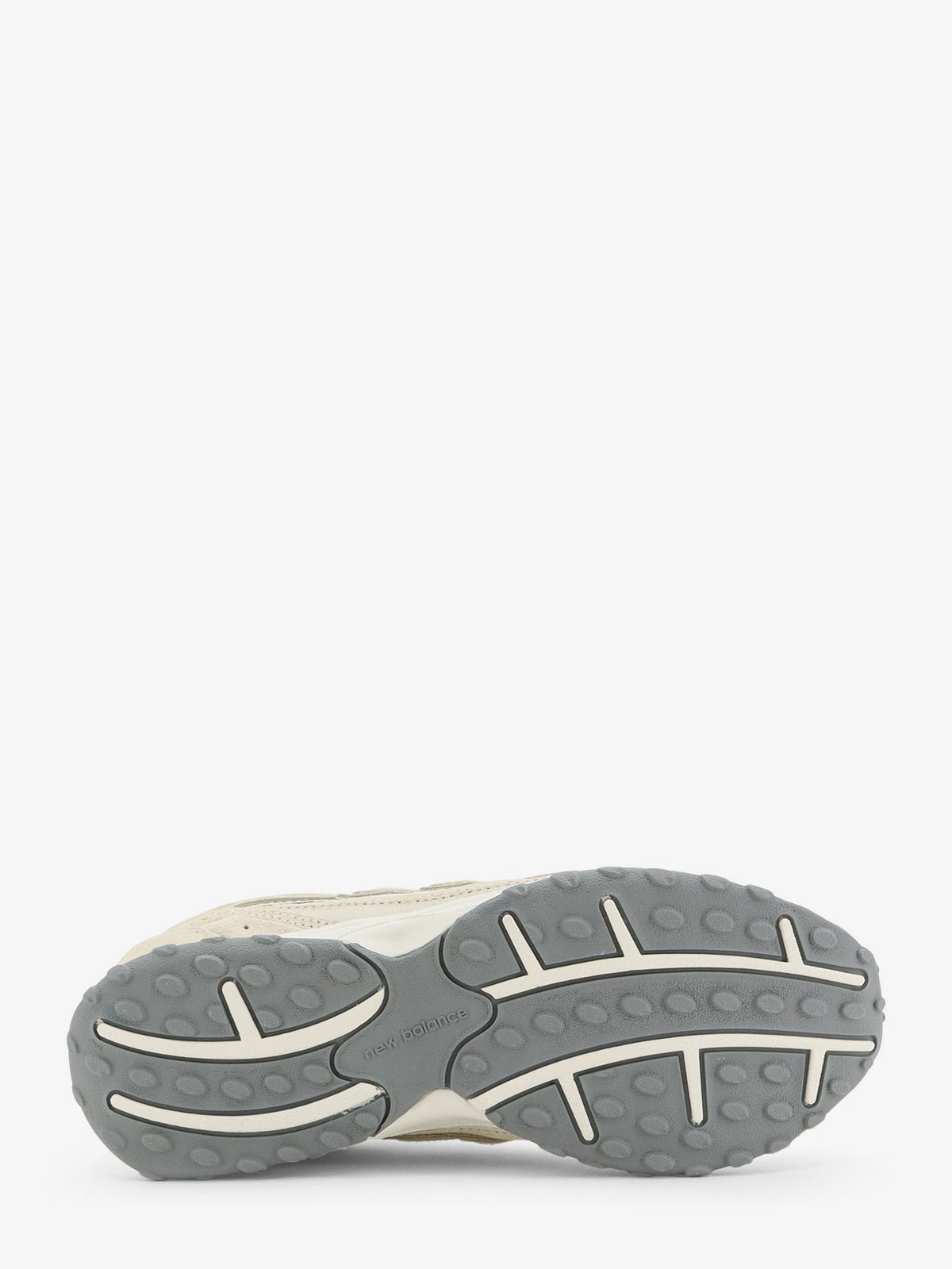 New Balance U204L mesh and suede sneakers - Angora