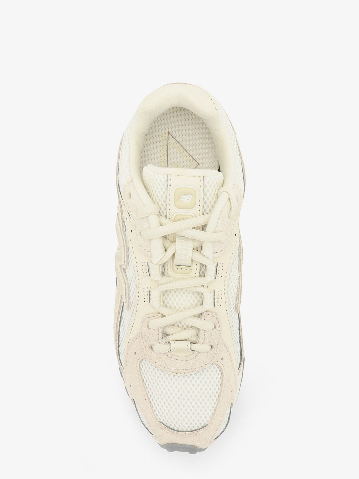 New Balance U204L mesh and suede sneakers - Angora