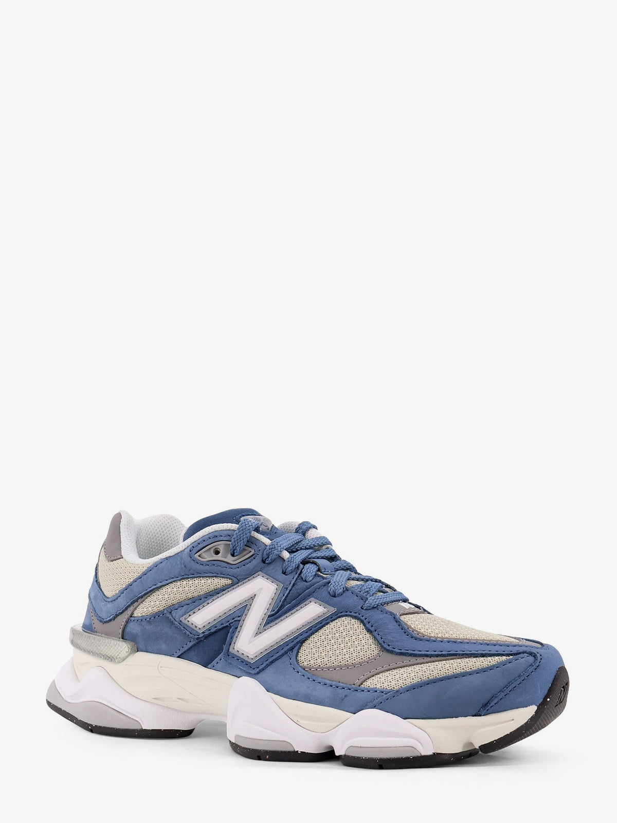 New Balance 9060 mesh low-top sneakers with suede inserts - Blue