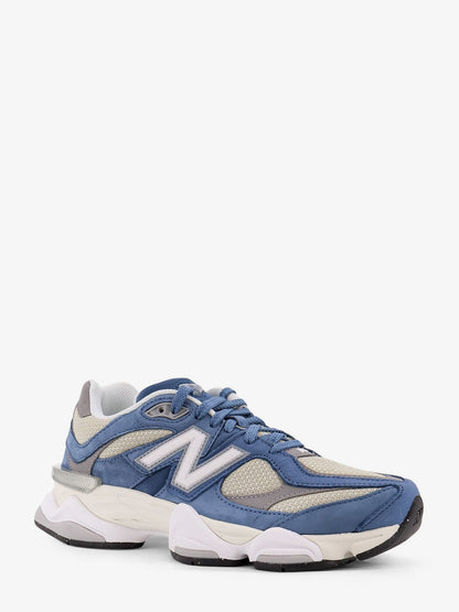 New Balance 9060 mesh low-top sneakers with suede inserts - Blue