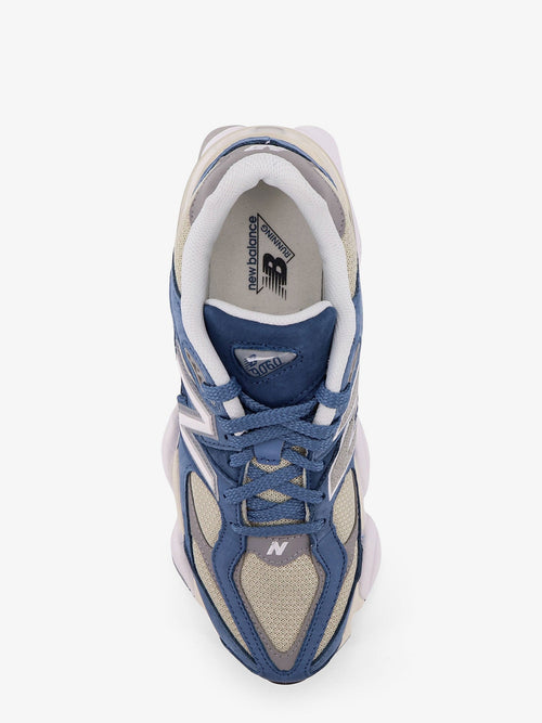 New Balance 9060 mesh low-top sneakers with suede inserts - Blue