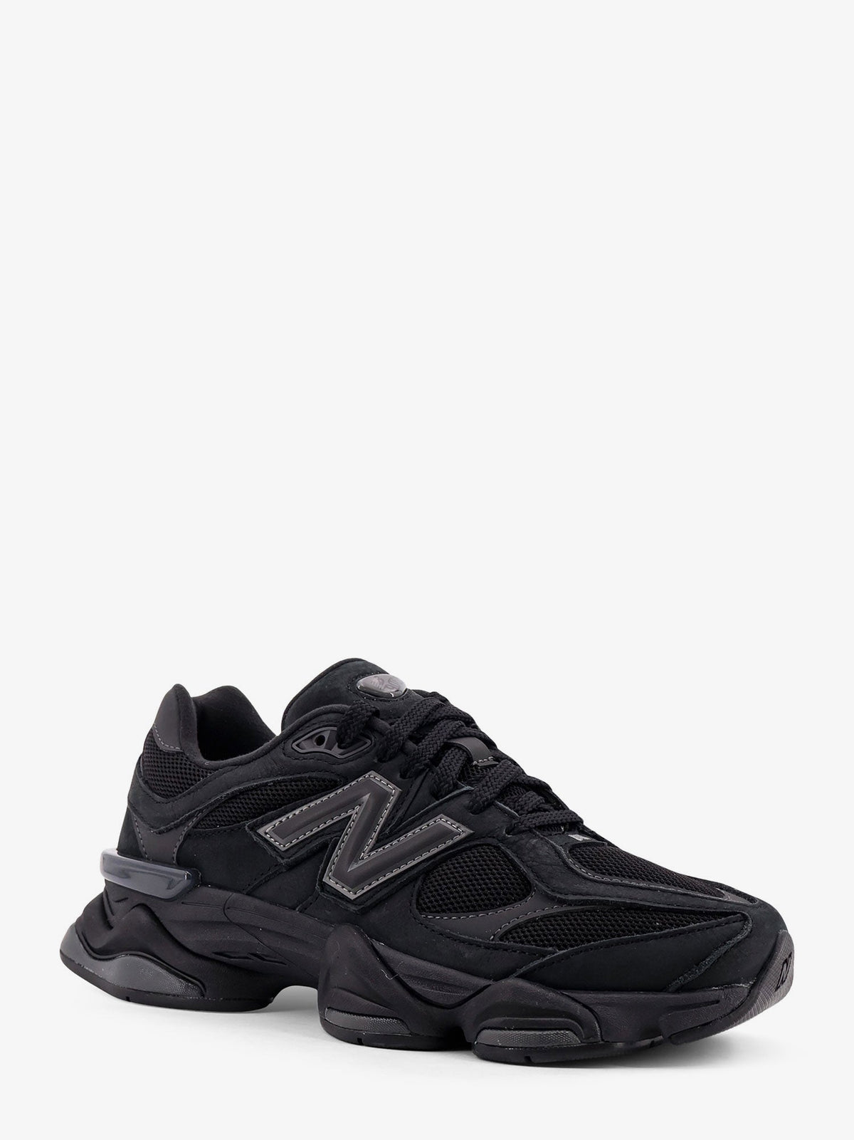 New Balance 9060 mesh and leather sneakers - Nero