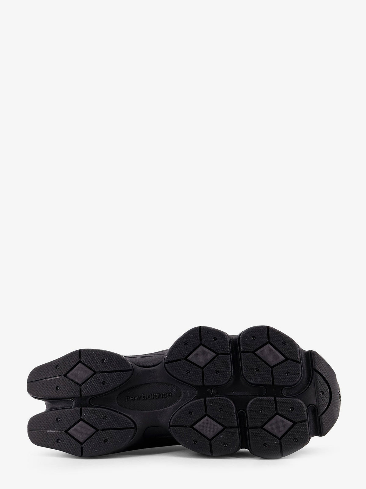 New Balance 9060 mesh and leather sneakers - Nero