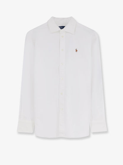 Polo Ralph Lauren Cotton shirt with logo on the front - Bsrwhite