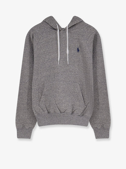 Polo Ralph Lauren Cotton blend sweatshirt with embroidered logo - Darkvintageheather