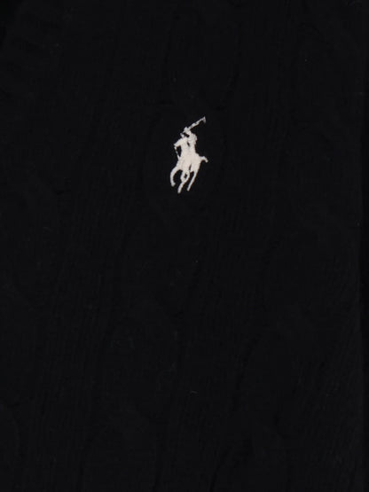 POLO RALPH LAUREN - Wool and cashmere blend sweater with embroidered logo on the front