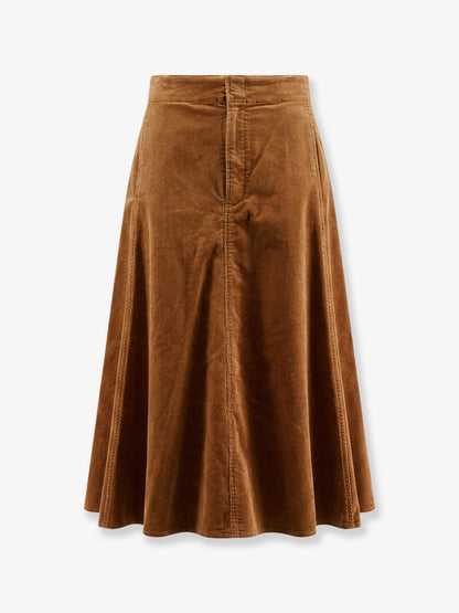 Polo Ralph Lauren A-Line corduroy skirt - Tan