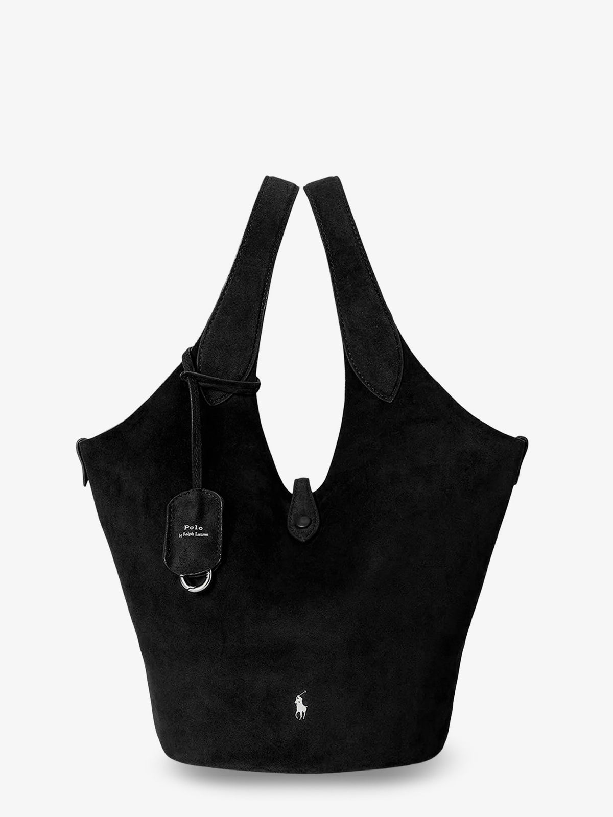 Polo Ralph Lauren Polo Play suede tote bag - Black