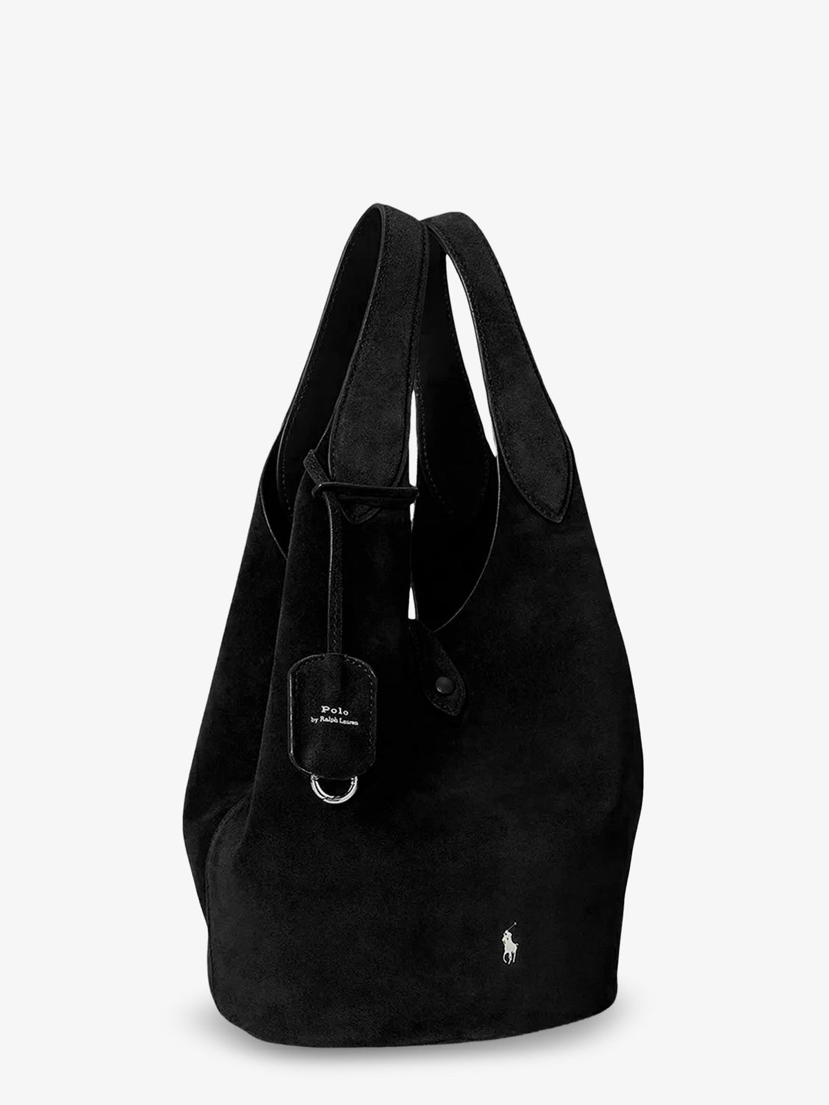 Polo Ralph Lauren Polo Play suede tote bag - Black