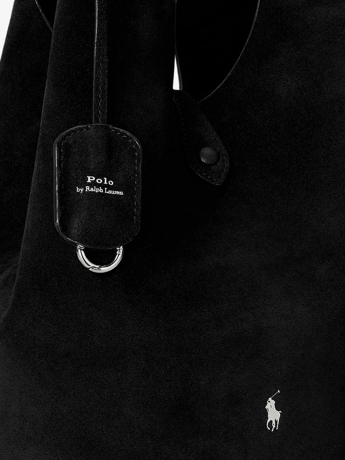 Polo Ralph Lauren Polo Play suede tote bag - Black