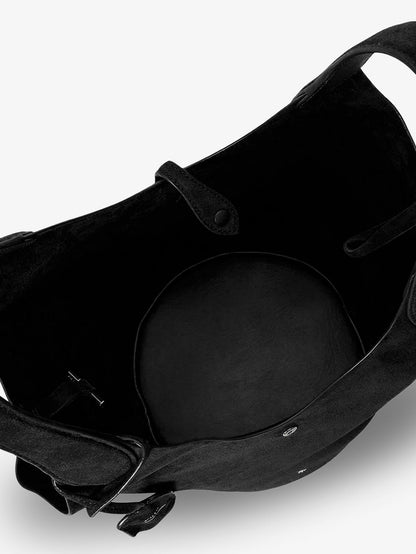 Polo Ralph Lauren Polo Play suede tote bag - Black