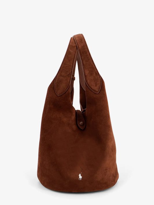 Polo Ralph Lauren Play Suede Shoulder Bag With Contrasting Logo