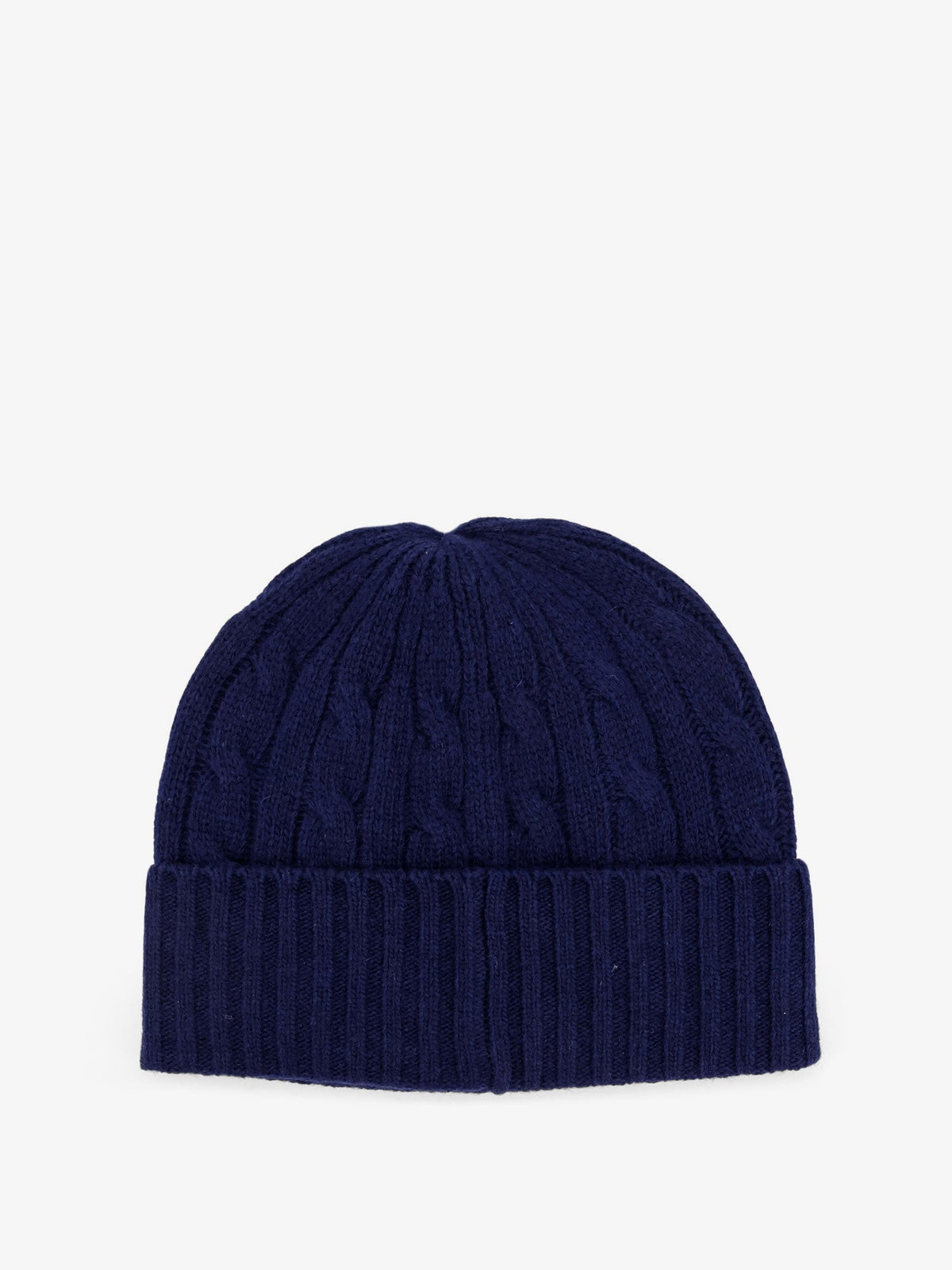 Polo Ralph Lauren Wool blend cable knit beanie hat - Newport Navy