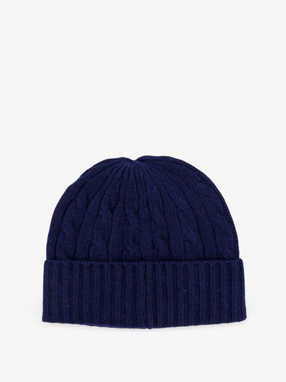 Polo Ralph Lauren Wool blend cable knit beanie hat - Newport Navy