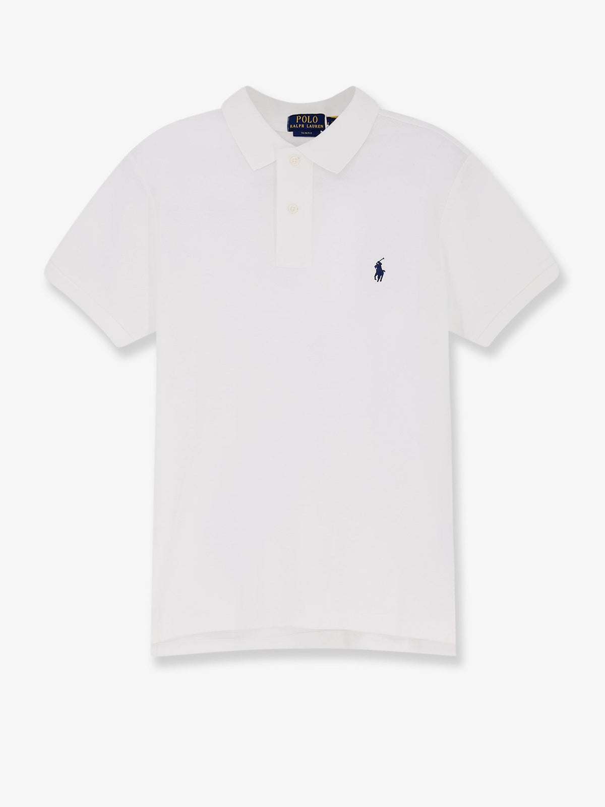 Polo Ralph Lauren Cotton polo shirt with embroidered logo - White