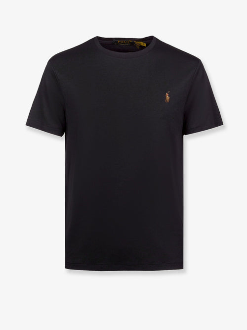 Polo Ralph Lauren Cotton t-shirt with Logo embroidery - Poloblack