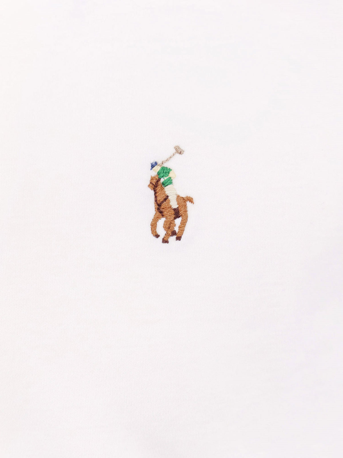 Polo Ralph Lauren Cotton t-shirt with Logo embroidery - White