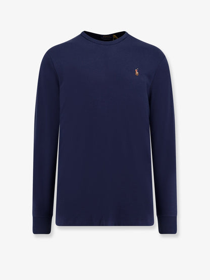 Polo Ralph Lauren Cotton t-shirt with Logo embroidery - Refined Navy