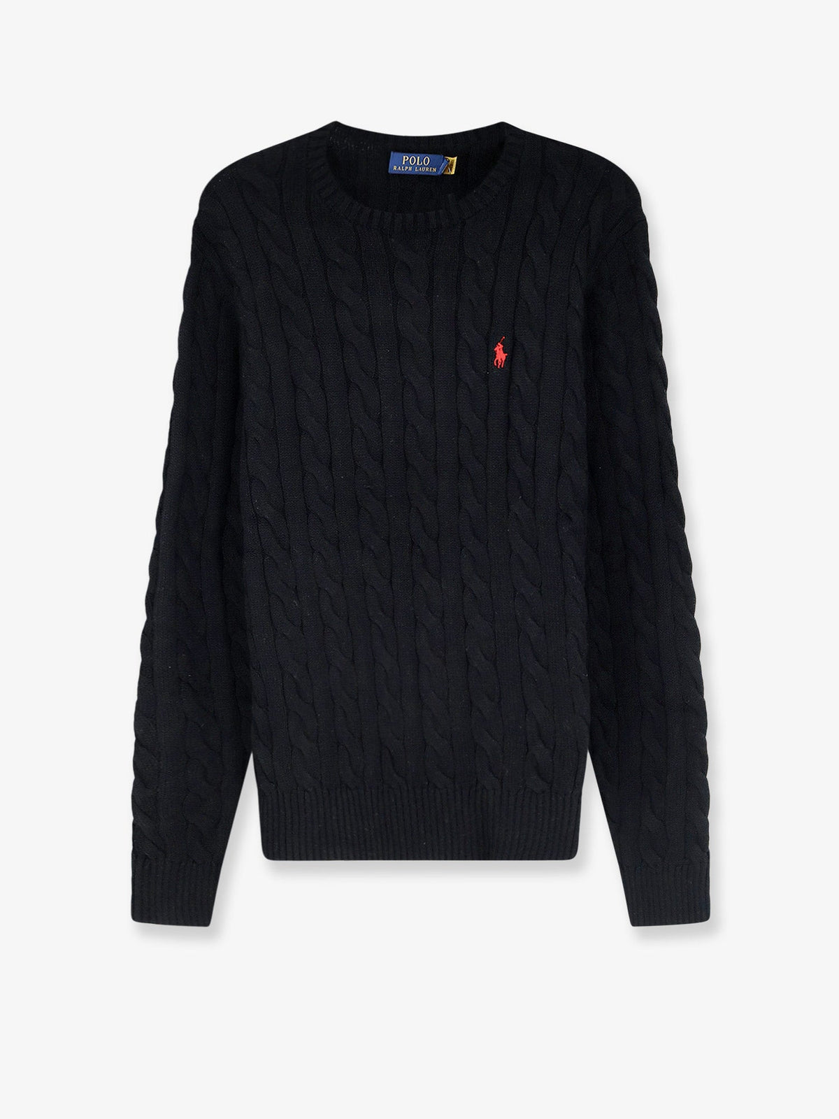 Polo Ralph Lauren Cotton sweater with braided knit - Poloblack