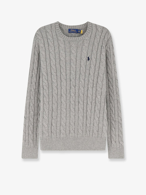Polo Ralph Lauren Cotton sweater with cable knit - Fawngreyheather