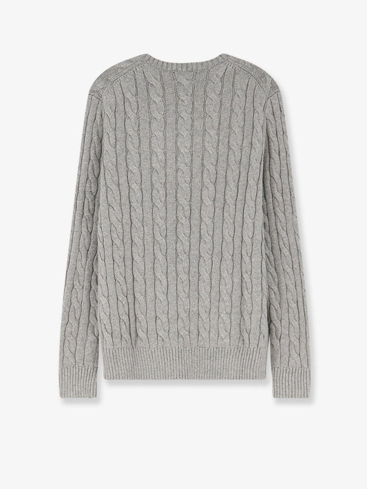 Polo Ralph Lauren Cotton sweater with cable knit - Fawngreyheather