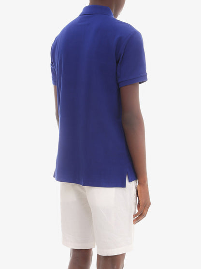 Polo Ralph Lauren Cotton polo shirt with logo embroidery - Fall Royal