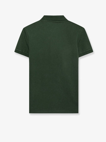 Polo Ralph Lauren Cotton polo shirt with embroidered logo on the front - College Green