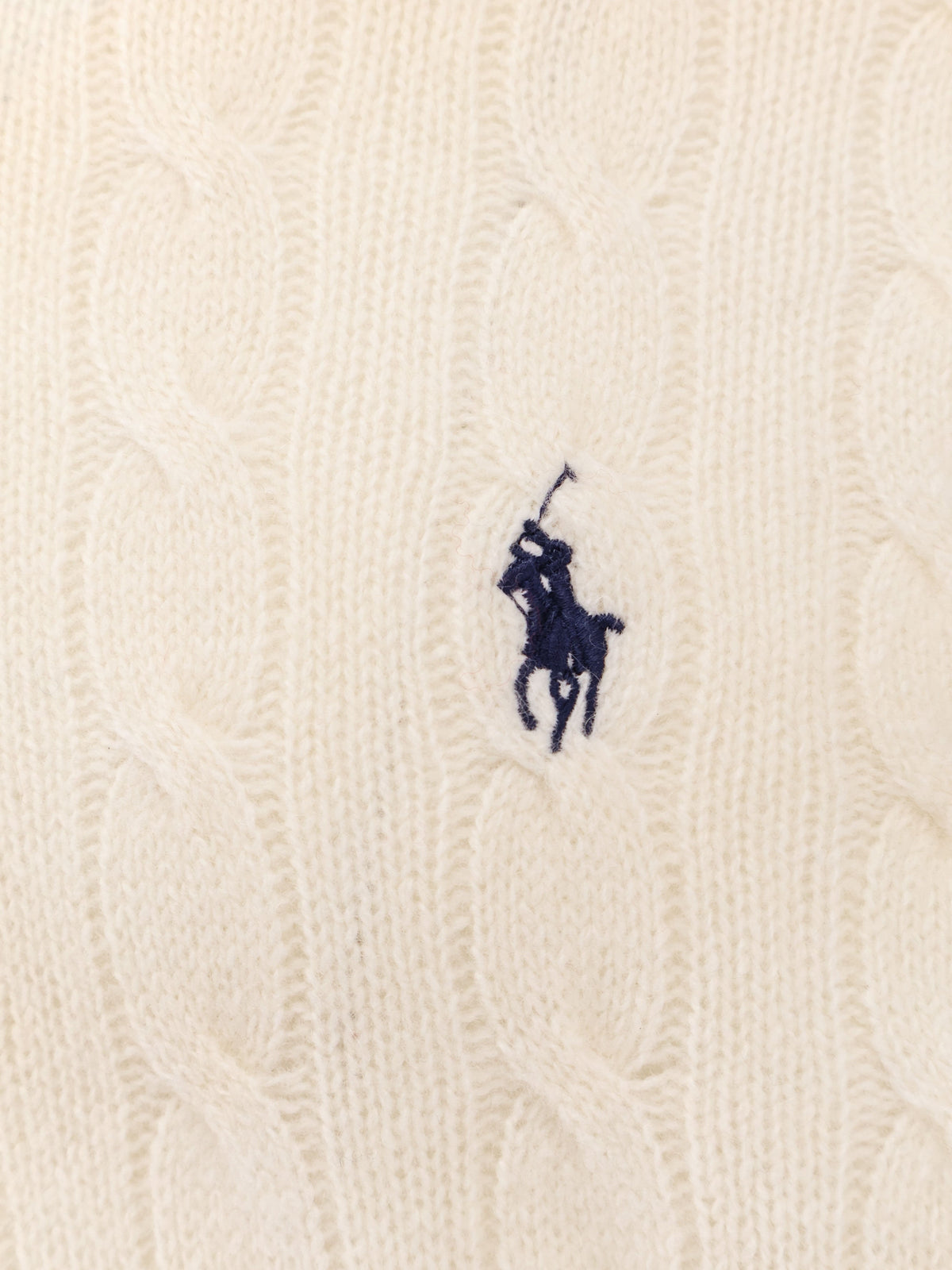 Polo Ralph Lauren Wool and cashmere cable knit sweater - Andovercream