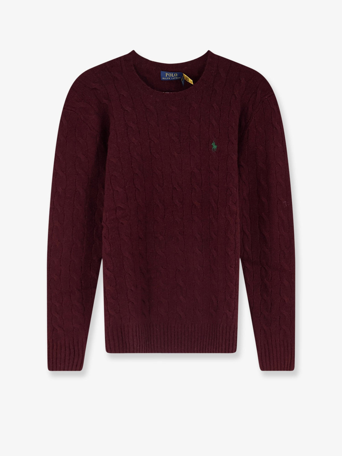 Polo Ralph Lauren Wool and cashmere sweater with braided knit - Agedwineheather