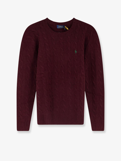 Polo Ralph Lauren Wool and cashmere sweater with braided knit - Agedwineheather