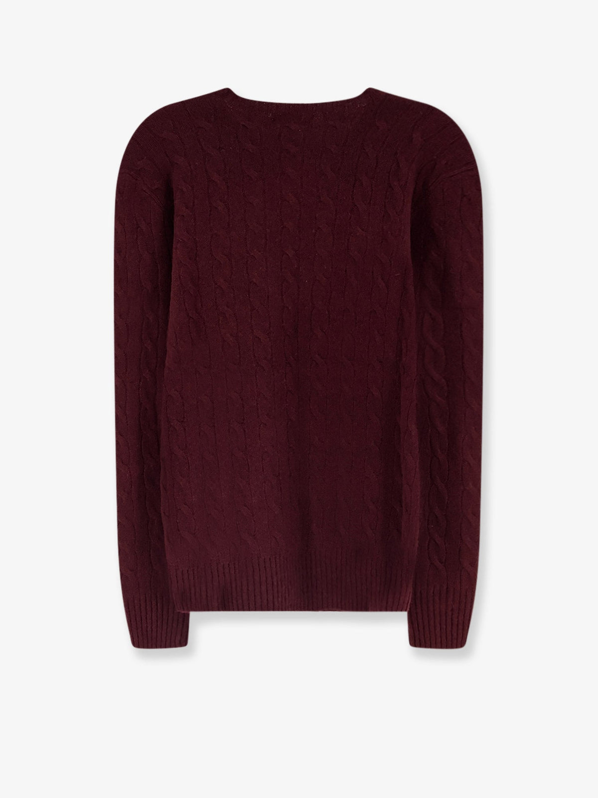 Polo Ralph Lauren Wool and cashmere sweater with braided knit - Agedwineheather