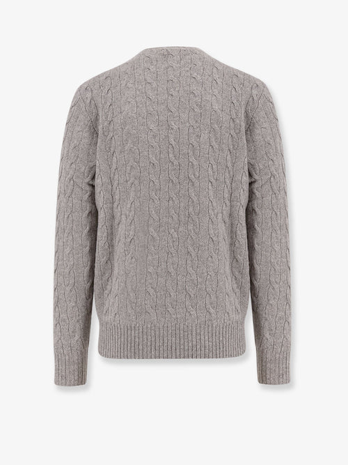 Polo Ralph Lauren Wool an cashmere cable knit sweater - Fawngreyheather