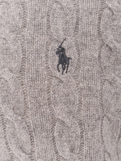 Polo Ralph Lauren Wool an cashmere cable knit sweater - Fawngreyheather