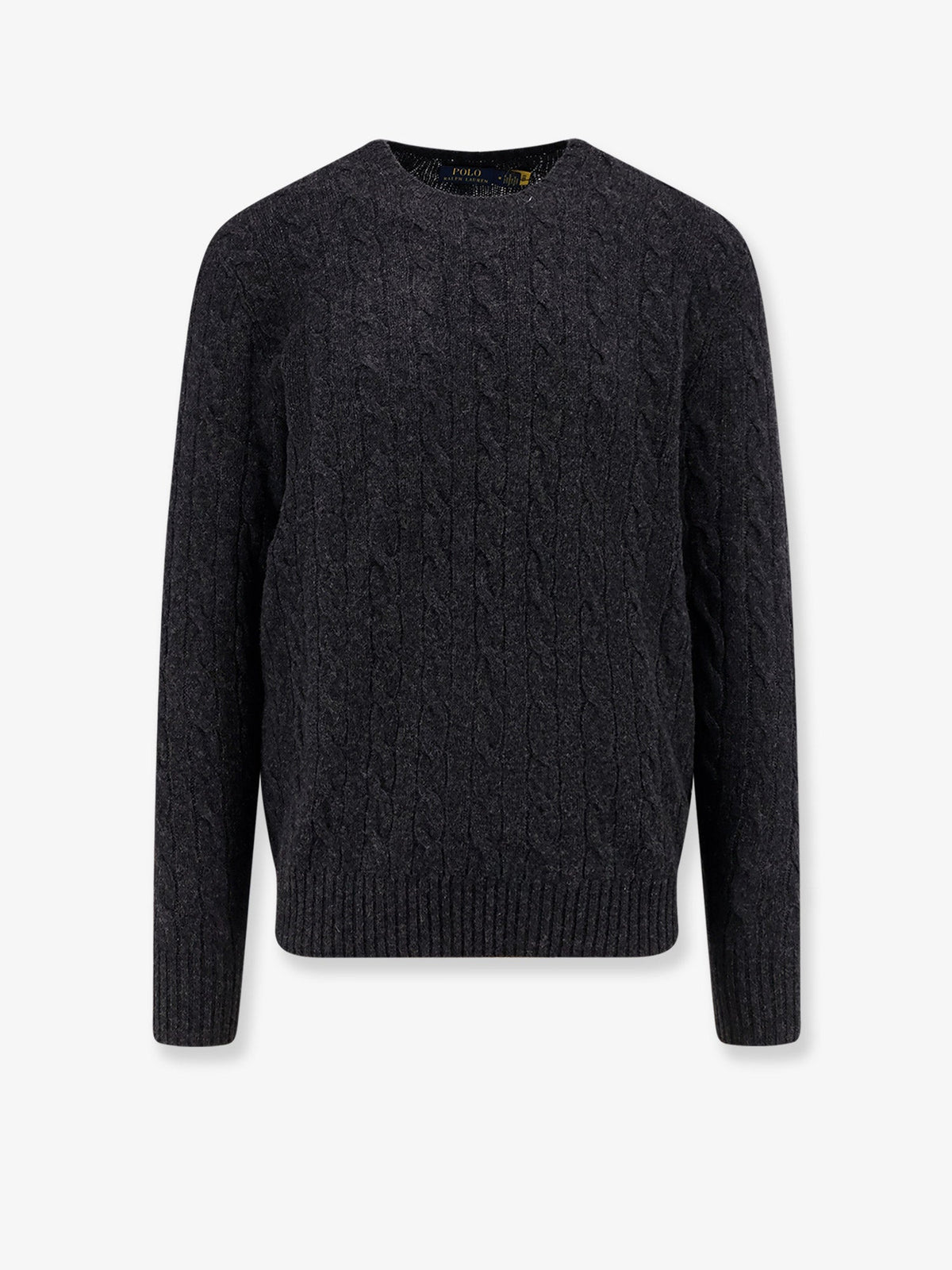 Polo Ralph Lauren Wool and cashmere cable knit sweater - Darkgranitehthr