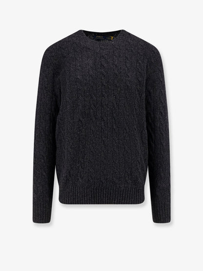 Polo Ralph Lauren Wool and cashmere cable knit sweater - Darkgranitehthr
