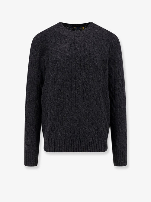 Polo Ralph Lauren Wool and cashmere cable knit sweater - Darkgranitehthr