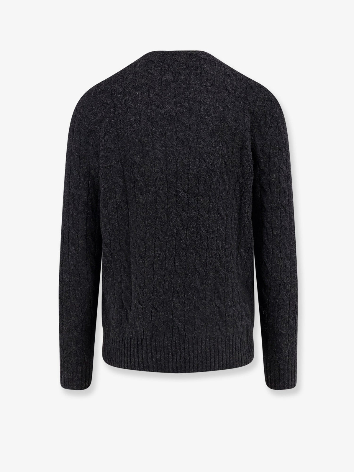 Polo Ralph Lauren Wool and cashmere cable knit sweater - Darkgranitehthr