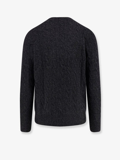 Polo Ralph Lauren Wool and cashmere cable knit sweater - Darkgranitehthr