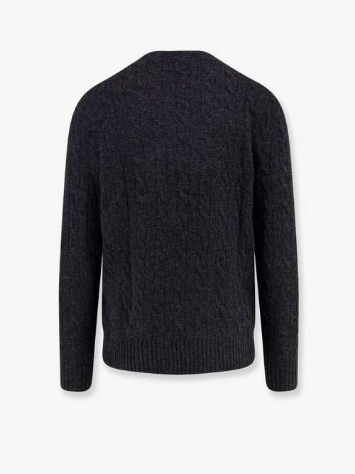 Polo Ralph Lauren Wool and cashmere cable knit sweater - Darkgranitehthr