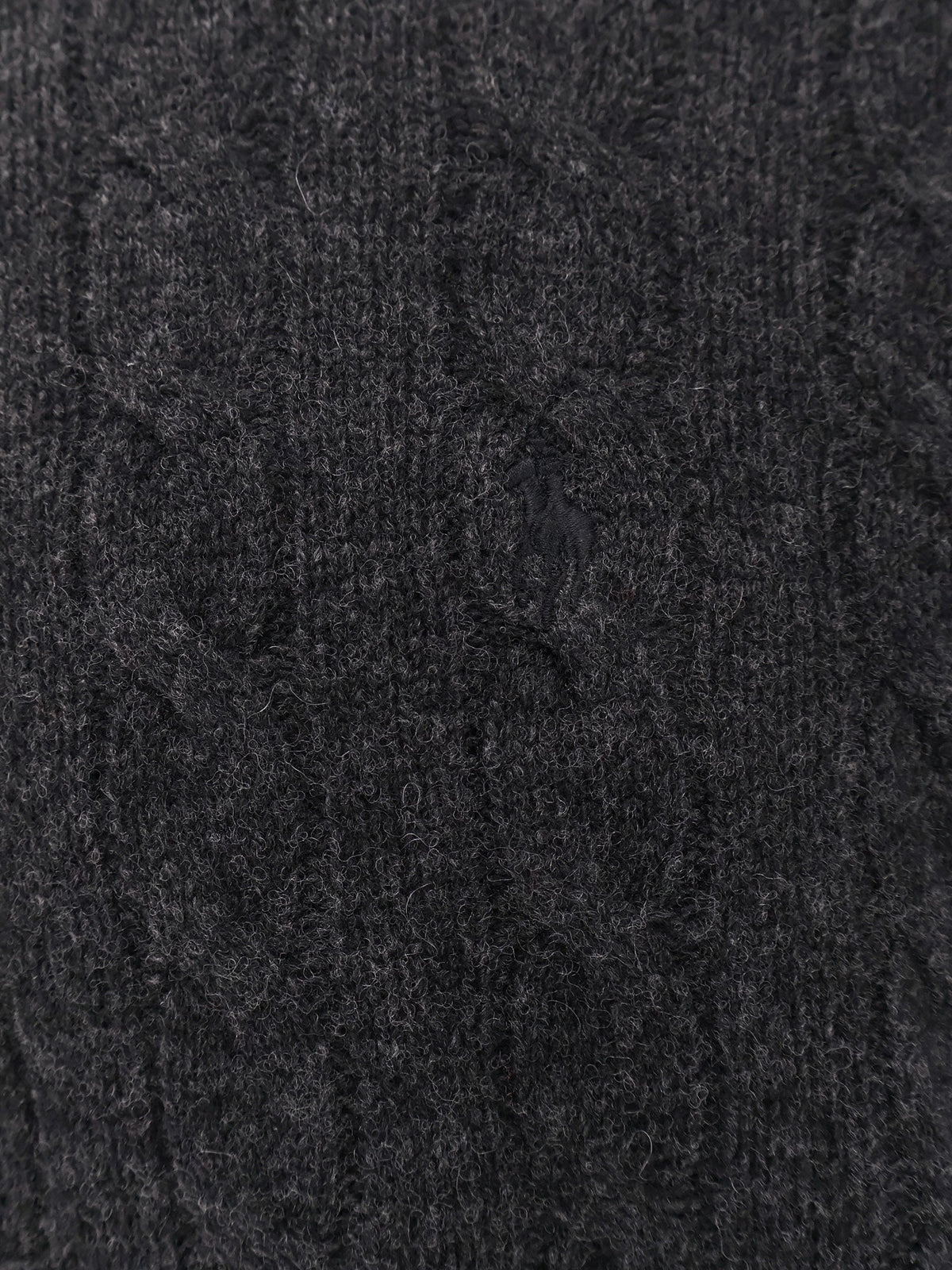 Polo Ralph Lauren Wool and cashmere cable knit sweater - Darkgranitehthr