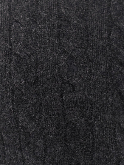 Polo Ralph Lauren Wool and cashmere cable knit sweater - Darkgranitehthr