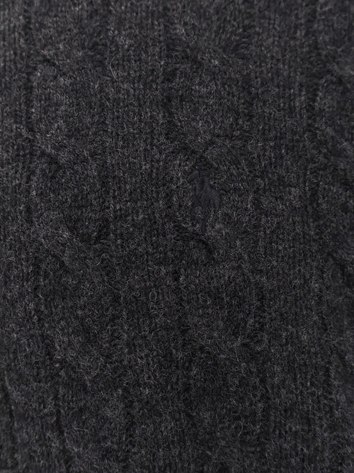 Polo Ralph Lauren Wool and cashmere cable knit sweater - Darkgranitehthr