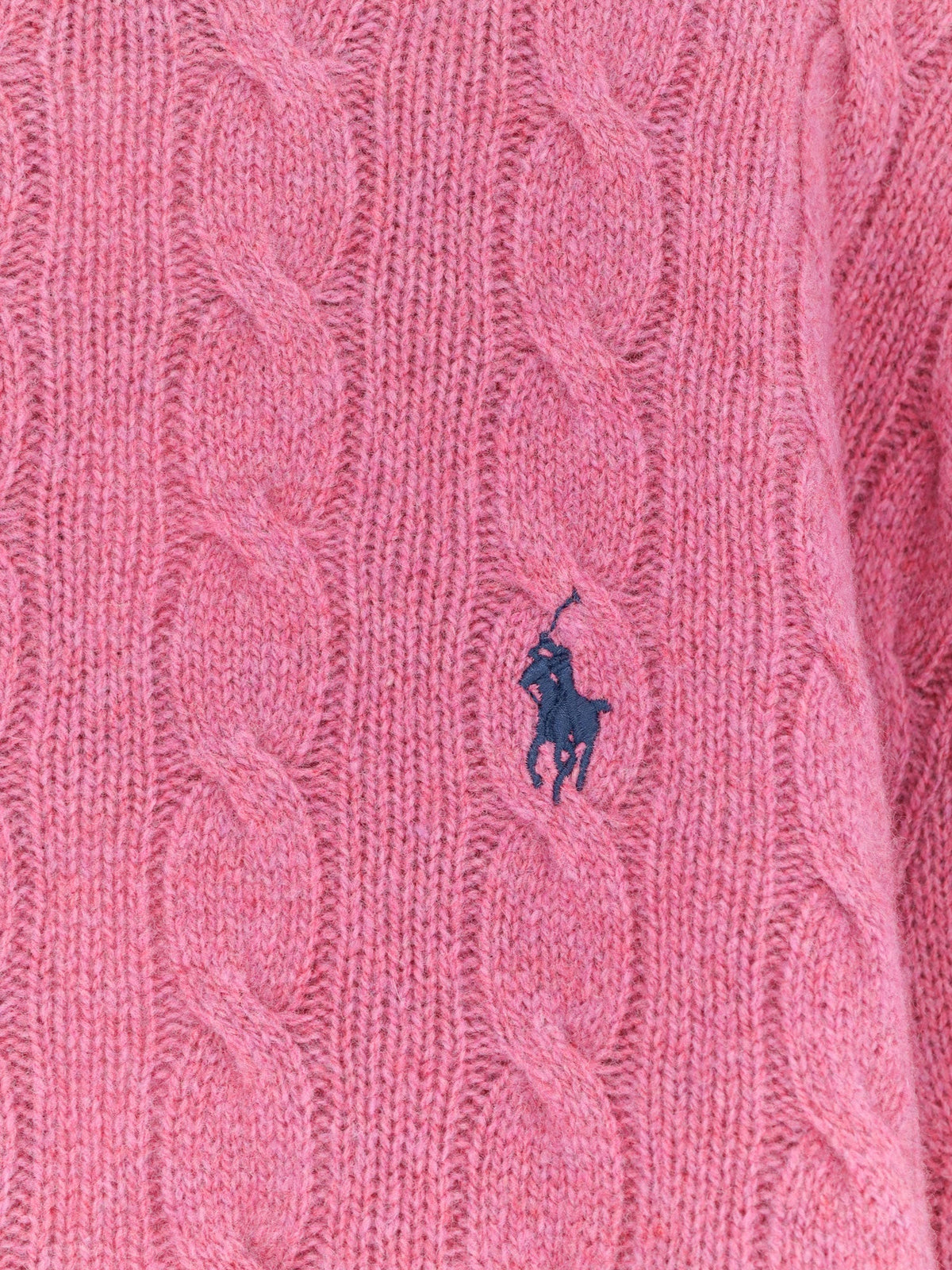 Polo Ralph Lauren Wool and cashmere cable knit sweater - Thulianpinkheather