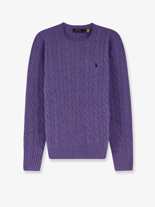Polo Ralph Lauren Wool and cashmere cable-knit sweater - Lightcoronetpurpleheather