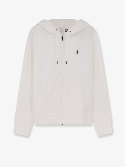 Polo Ralph Lauren Cotton blend sweatshirt with iconic logo - White