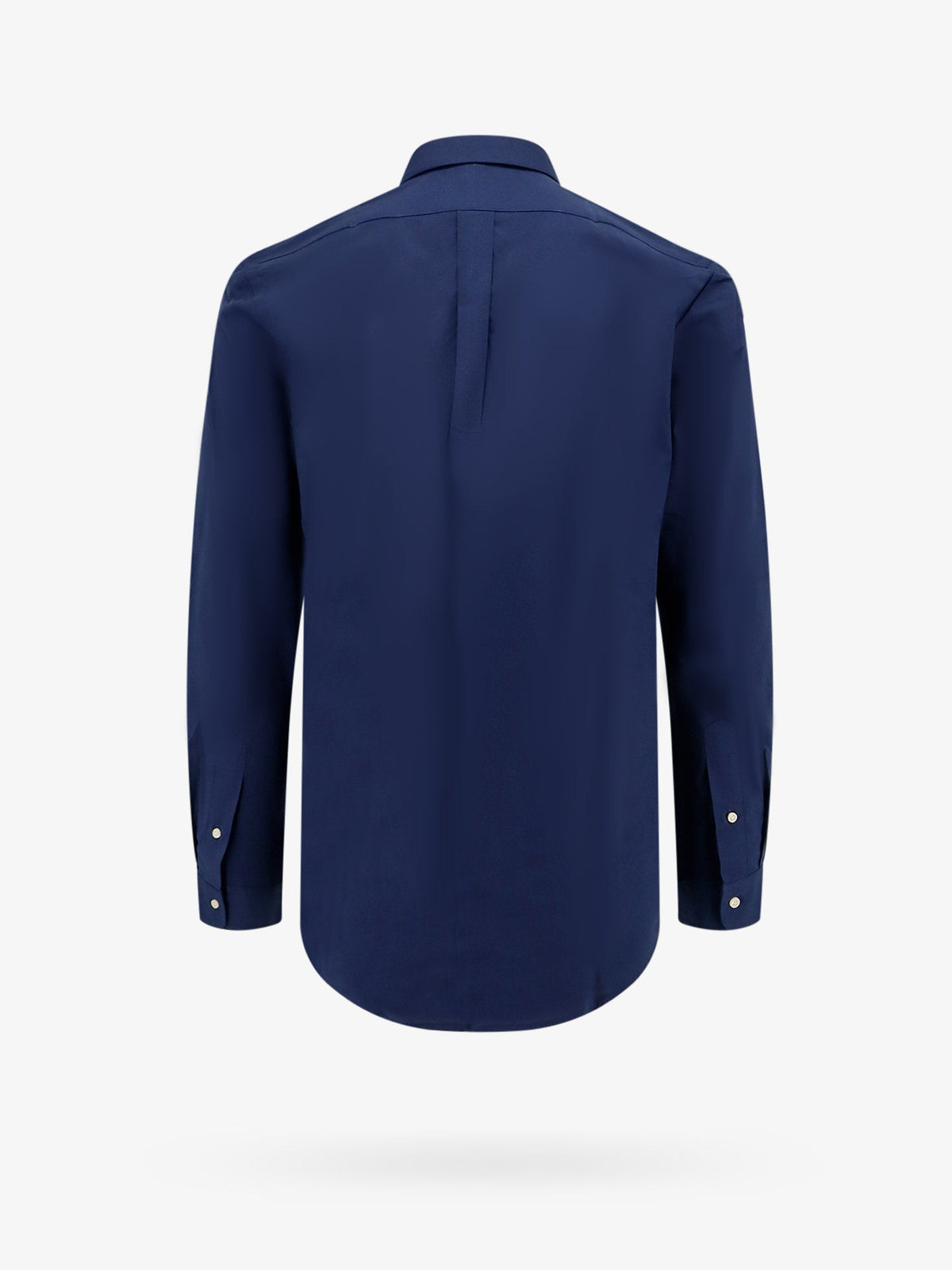 Polo Ralph Lauren Cotton shirt with front embroidered logo - Newport Navy