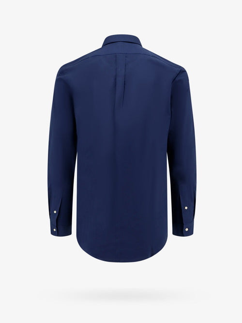 Polo Ralph Lauren Cotton shirt with front embroidered logo - Newport Navy